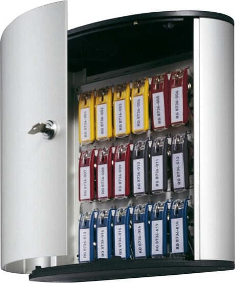 Cassetta portachiavi da parete Key Box - 30 2x11 8x28 cm - 18 posti - grigio - Durable Fai da te/Sicurezza e protezione/Lucchetti e cerniere/Lucchetti con chiave Eurocartuccia - Pavullo, Commerciovirtuoso.it