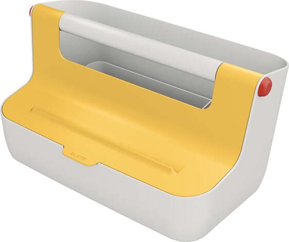 Cassetta portaoggetti con maniglia Cosy - giallo - Leitz Casa e cucina/Arredamento/Studio/Mobiletti e credenze/Cassetti Eurocartuccia - Pavullo, Commerciovirtuoso.it