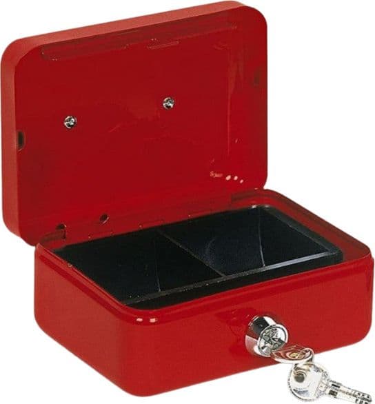 Cassetta portavalori, Money 5015, Lamiera di Acciaio, Rosso, 2 Chiavi Portamonete Inclusi Fai da te/Ferramenta/Cassette della posta e accessori/Cassette postali con fissaggio a parete Liquidator Italia - Nicosia, Commerciovirtuoso.it