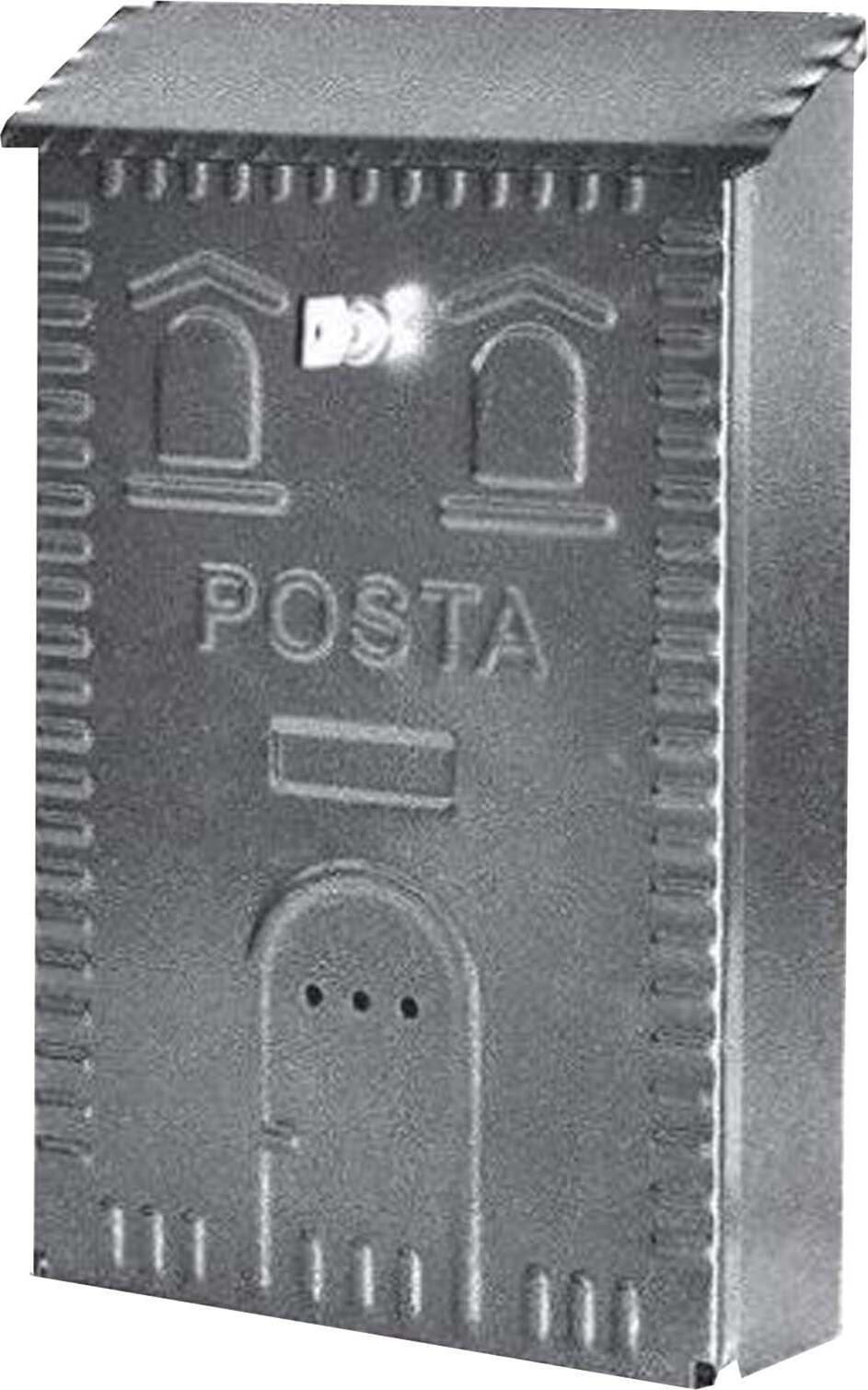 Cassetta postale Grigio verniciata a polvere h 38 cm montaggio a parete Fai da te/Ferramenta/Cassette della posta e accessori/Cassette postali con fissaggio a parete La Zappa - Altamura, Commerciovirtuoso.it