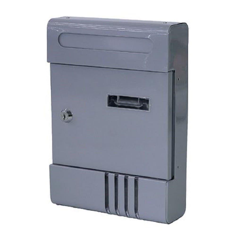 Cassetta Postale In Metallo Porta Lettere Chiave Buca Posta H2803 Grigia 56850 Fai da te/Ferramenta/Cassette della posta e accessori/Cassette postali con fissaggio a parete Trade Shop italia - Napoli, Commerciovirtuoso.it