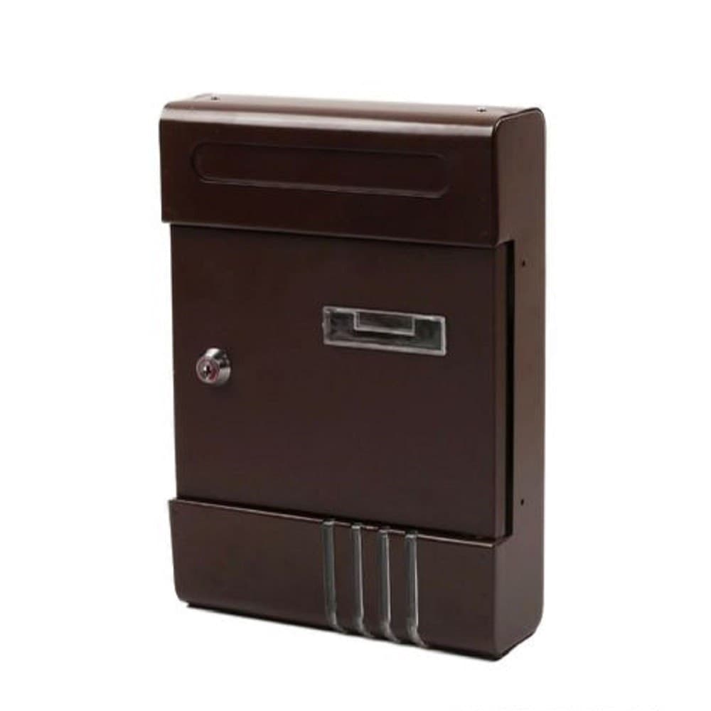 Cassetta Postale In Metallo Porta Lettere Chiave Buca Posta H2803 Marrone 56852 Fai da te/Ferramenta/Cassette della posta e accessori/Cassette postali con fissaggio a parete Trade Shop italia - Napoli, Commerciovirtuoso.it