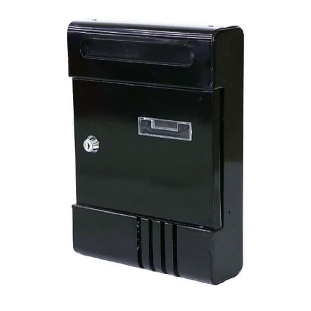 Cassetta Postale In Metallo Porta Lettere Con Chiave Buca Posta H2803 Nera 56849 Fai da te/Ferramenta/Cassette della posta e accessori/Cassette postali con fissaggio a parete Trade Shop italia - Napoli, Commerciovirtuoso.it