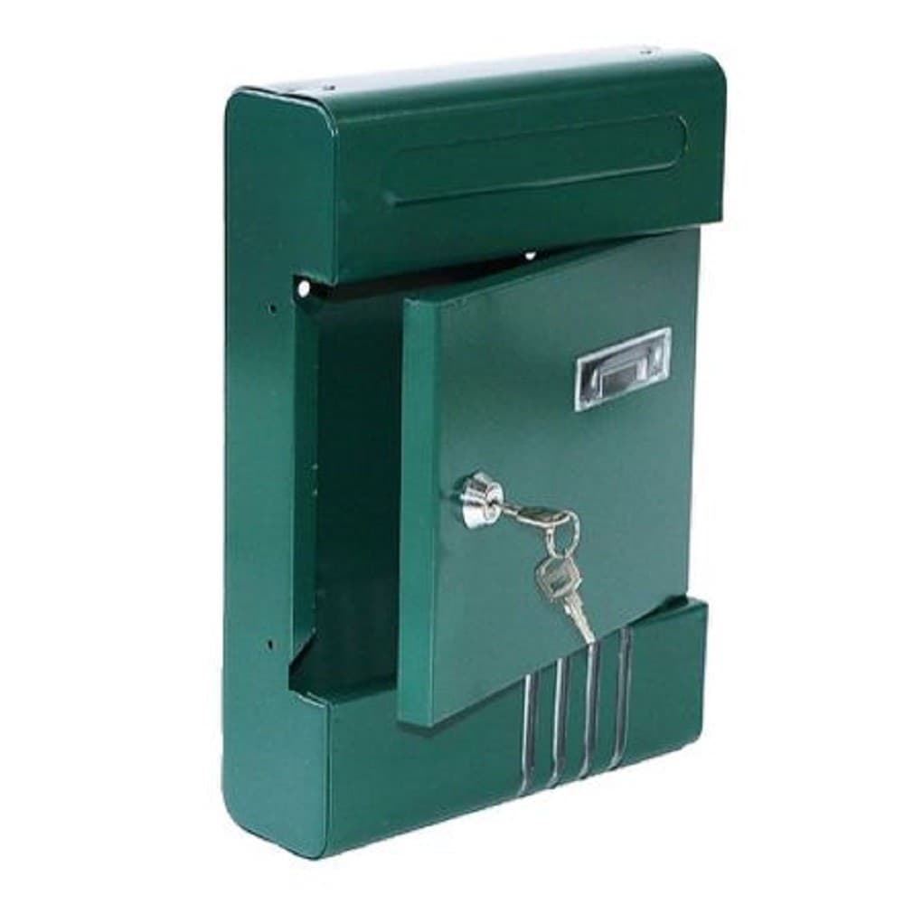 Cassetta Postale In Metallo Portalettere Con Chiave Buca Posta H2803 Verde 56851 Fai da te/Ferramenta/Cassette della posta e accessori/Cassette postali con fissaggio a parete Trade Shop italia - Napoli, Commerciovirtuoso.it