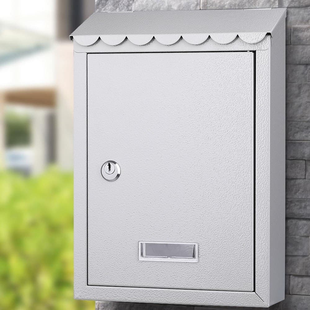 Cassetta Postale Parete In Acciaio Buca Lettere Posta Esterno Con Chiave Grigio Fai da te/Ferramenta/Cassette della posta e accessori/Cassette postali con fissaggio a parete Trade Shop italia - Napoli, Commerciovirtuoso.it