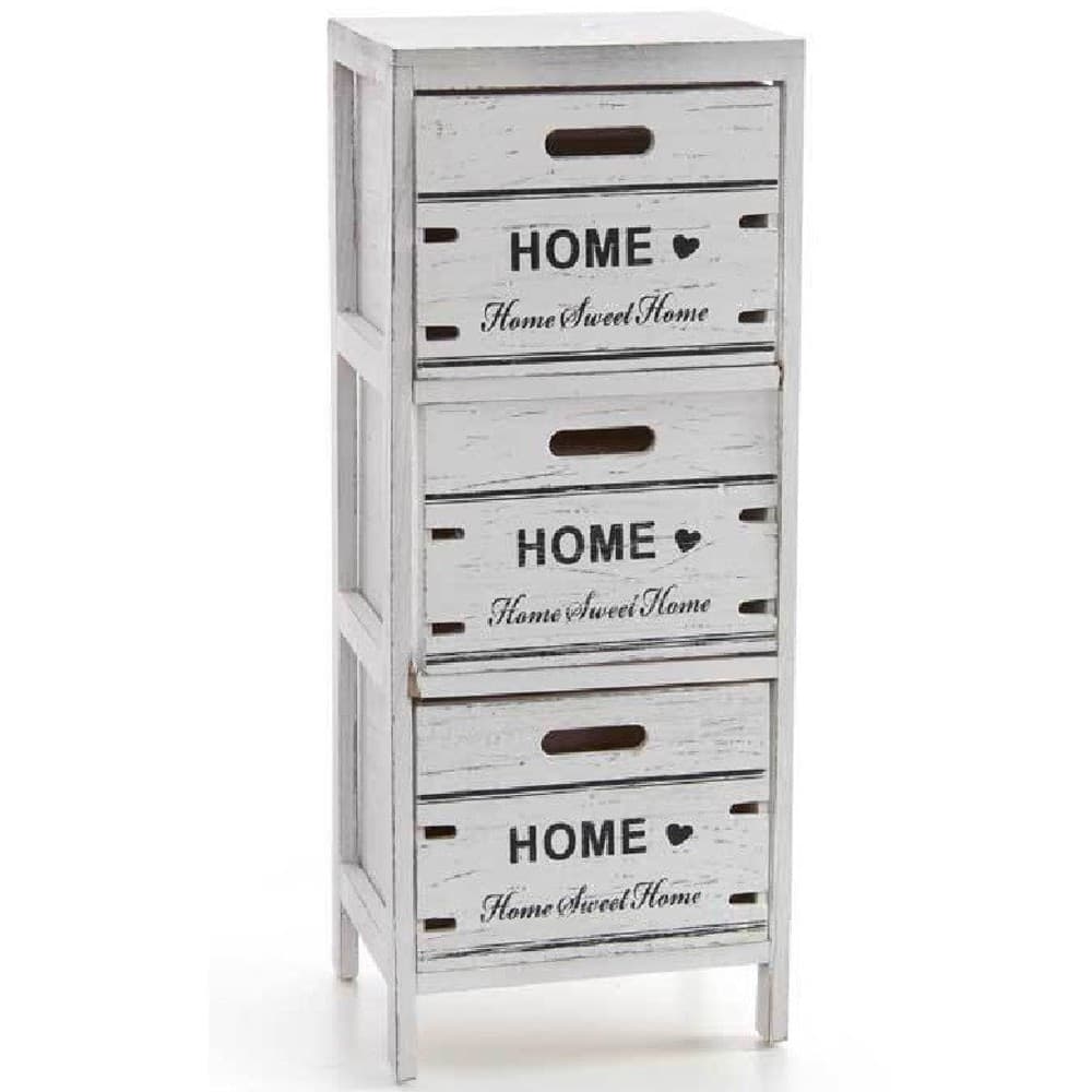 Cassettiera 3 Cassetti Salvaspazio Cucina Bagno Ingresso Slim 74x30x24cm 787997 Casa e cucina/Organizzazione interni/Porta oggetti cassetti e scaffali/Cassettiere Trade Shop italia - Napoli, Commerciovirtuoso.it