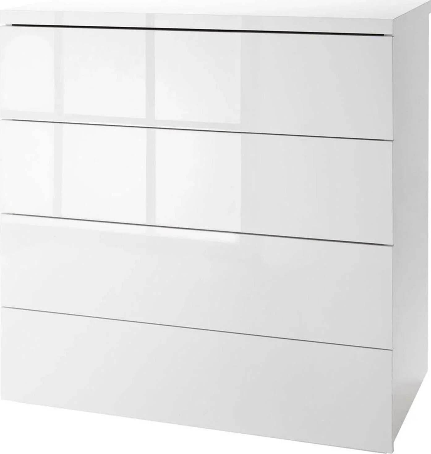 Cassettiera bianco lucido per stanza da letto e cameretta, Madia con guide in metallo Casa e cucina/Organizzazione interni/Porta oggetti cassetti e scaffali/Cassettiere Decor Space - Altamura, Commerciovirtuoso.it