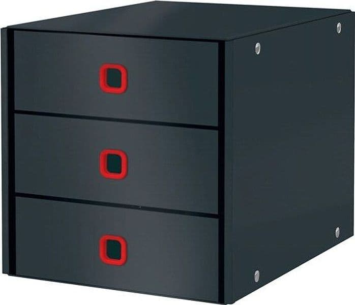 Cassettiera ClickStore Cosy - 3 cassetti - grigio - Leitz Casa e cucina/Arredamento/Studio/Mobiletti e credenze/Cassetti Eurocartuccia - Pavullo, Commerciovirtuoso.it