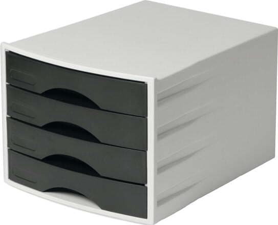Cassettiera Eco - L 290 x H 230 x P 360 mm - Nero - Durable Casa e cucina/Arredamento/Studio/Mobiletti e credenze/Cassetti Eurocartuccia - Pavullo, Commerciovirtuoso.it