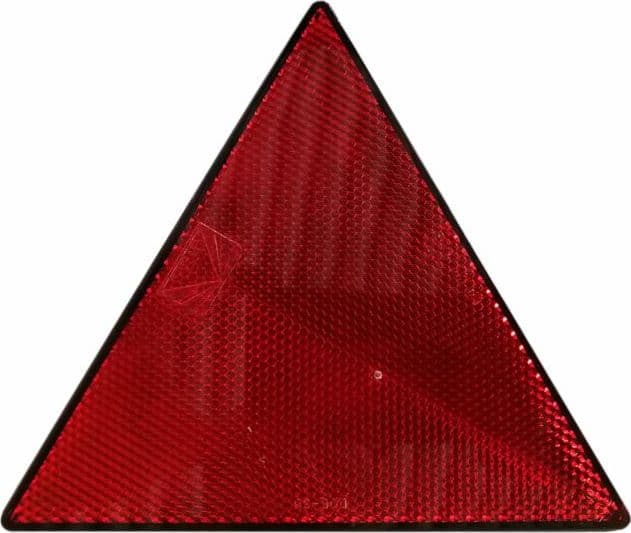 Catarifrangente adesivo triangolare rosso 120x135mm confezione da 5 pezzi in Accessori universali GardenStore - Novellara, commercioVirtuoso.it