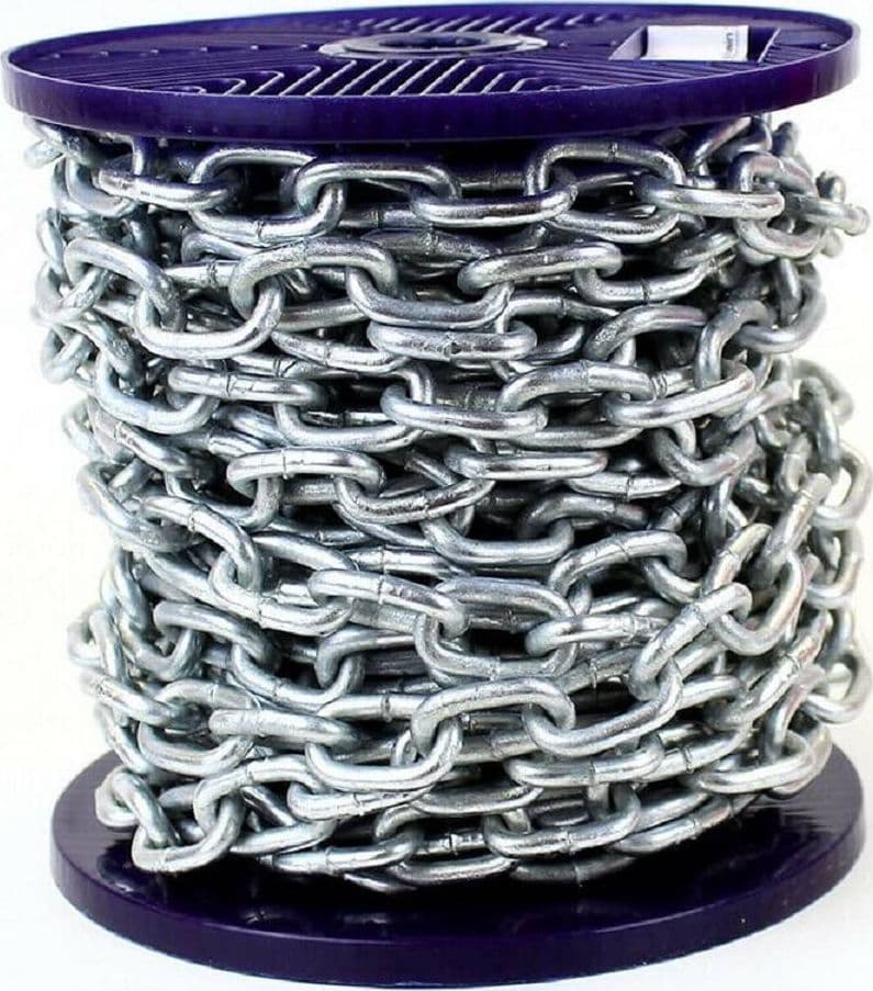 Catena Di Sicurezza In Ferro Zincato Saldata Catene Genovese Bobina 26 Metri Casa, arredamento e bricolage > Bricolage e fai da te > Minuteria Trade Shop italia - Napoli, Commerciovirtuoso.it