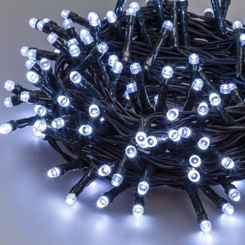 Catena-Luci-A-Led-Luminosa-Natalizia-Metri-240-Led-Bianco-Freddo-Con-Giochi-Luce