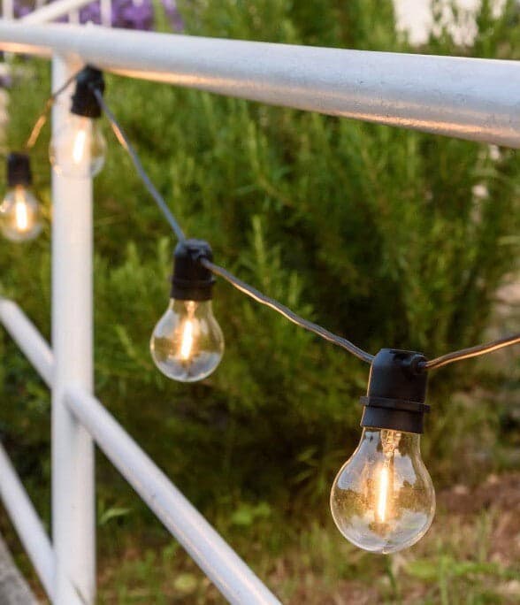 Catena Luminosa Esterno Catena Di Lampadina Con 20 Led Lampadine, 10 Mt Impermeabile Catena Luci Decorative Perfetto Per Festa-giardino-casa, Decorazioni, Feste, Matrimonio, Natale Patio Light 20luci 1cavo 0mt. Ip44 Giardino e giardinaggio/Decorazioni per il giardino/Illuminazione/Catene luminose Ferus - Montoro, Commerciovirtuoso.it