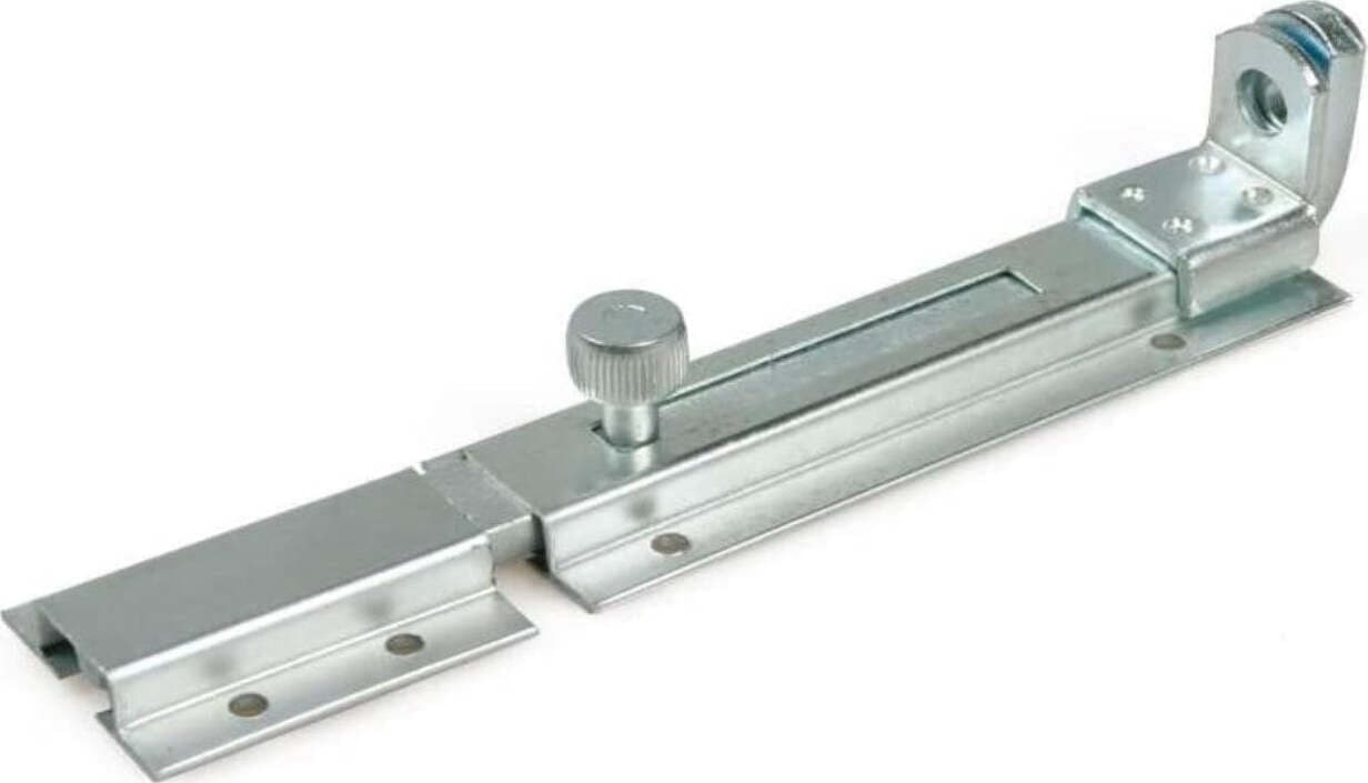 CATENACCIO-PER-PORTA-PROFILATO-CON-PORTALUCCHETTO-230x40MM---IN-ACCIAIO-ZINCATO