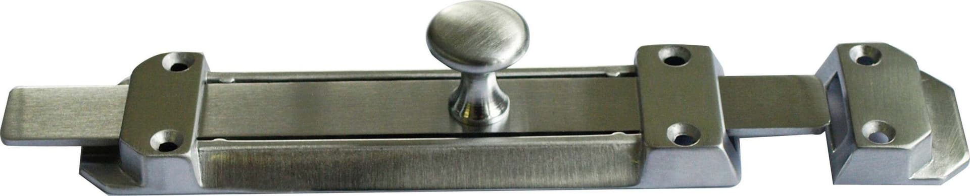 Catenaccio per Porte Orizzontale Ottone in Ottone Lunghezza 20 Cm Finitura Cromo Satinato Fai da te/Ferramenta/Ferramenta e serrature per porte/Chiavistelli e catenacci Ferus - Montoro, Commerciovirtuoso.it