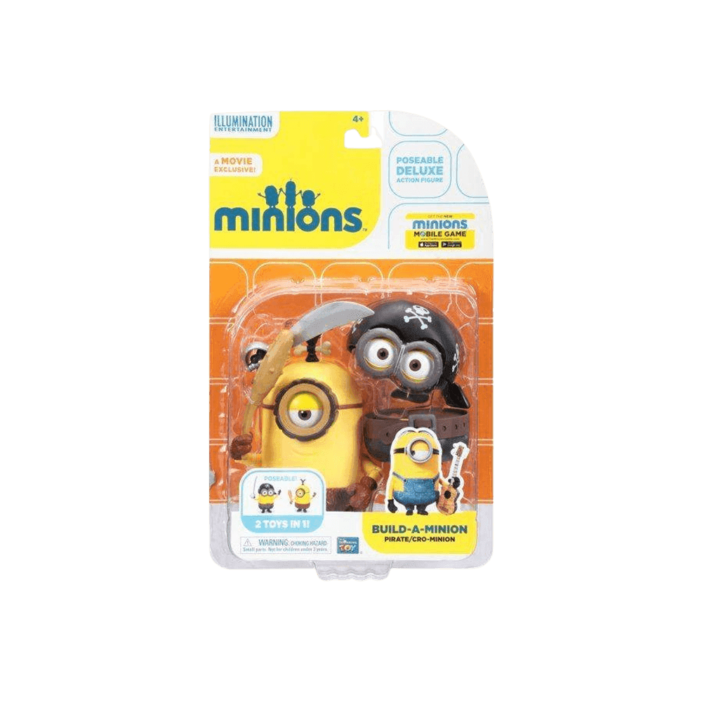 Cattivissimo Me Minions Action Figure Minions Pirata E Cro Giochi e giocattoli/Personaggi giocattolo/Creature fantastiche Liquidator Italia - Nicosia, Commerciovirtuoso.it