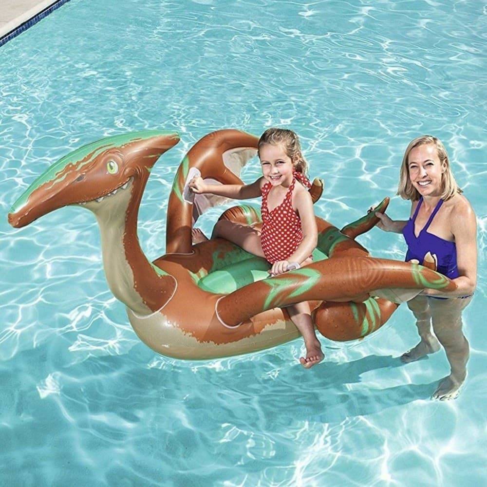 Cavalcabile A Forma Di Pterodattilo Gonfiabile 135 X 198 Cm Con Maniglie 41105 Giochi e giocattoli/Sport e giochi all'aperto/Giochi aquatici e piscine per bambini/Canotti e gonfiabili galleggianti Trade Shop italia - Napoli, Commerciovirtuoso.it