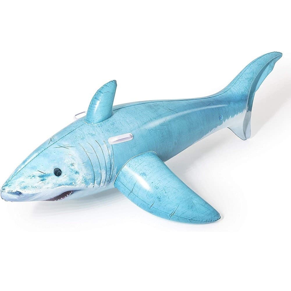 Cavalcabile Gonfiabile A Forma Di Squalo 3d Con Maniglie 183x102cm Piscina 41405 Giochi e giocattoli/Sport e giochi all'aperto/Giochi aquatici e piscine per bambini/Canotti e gonfiabili galleggianti Trade Shop italia - Napoli, Commerciovirtuoso.it