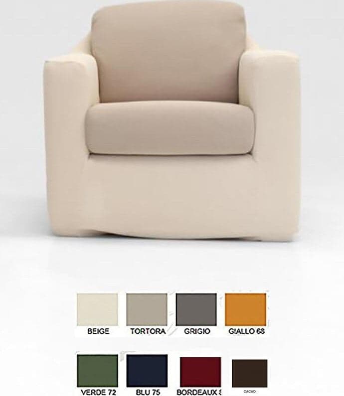 CAVALIERI-COPRIPOLTRONA-Elasticizzato-Linea-Jolie-Estensibile-da-75-A-120-CM-Vari-Colori