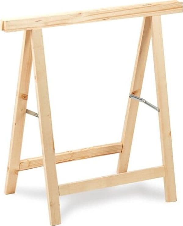 Cavalletto in legno - 74 x 38 x 75 cm - Garden Friend Fai da te/Prodotti per la costruzione/Scale/Scale multiuso Eurocartuccia - Pavullo, Commerciovirtuoso.it