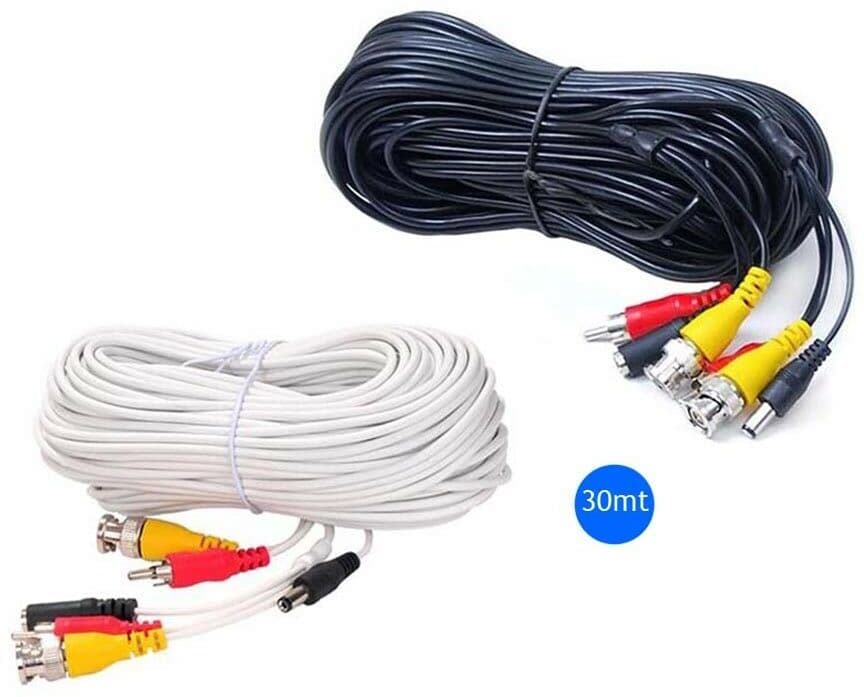 Cavo 30 Mt Per Telecamere Alimentazione Telecamera Videosorveglianza Each in Prolunghe GloriaShopOnline - San Prisco, commercioVirtuoso.it