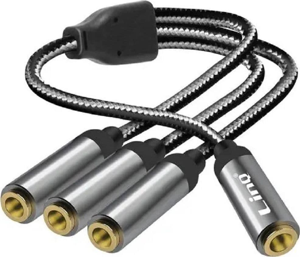 Cavo Adattatore Audio Splitter Da Jack 3,5mm Femmina A 3x Jack 3,5mm Femmina F1f3 Elettronica/Home Audio e Hi-Fi/Accessori/Cavi/Cavi ottici Trade Shop italia - Napoli, Commerciovirtuoso.it