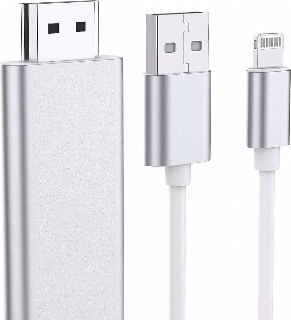 Cavo Adattatore da Lightning a Digital AV HDMI 1080P Full HD Per iPhone 1,8 metri in Cavi HDMI 85cento.it - Potenza, commercioVirtuoso.it