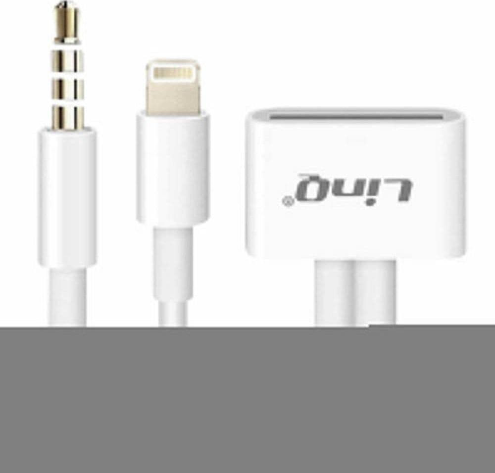Cavo Adattatore Di Carica Per Iphone 30-pin Lightning + Jack Audio 3,5mm Ip-7746 Elettronica/Home Audio e Hi-Fi/Accessori/Cavi/Cavi ottici Trade Shop italia - Napoli, Commerciovirtuoso.it
