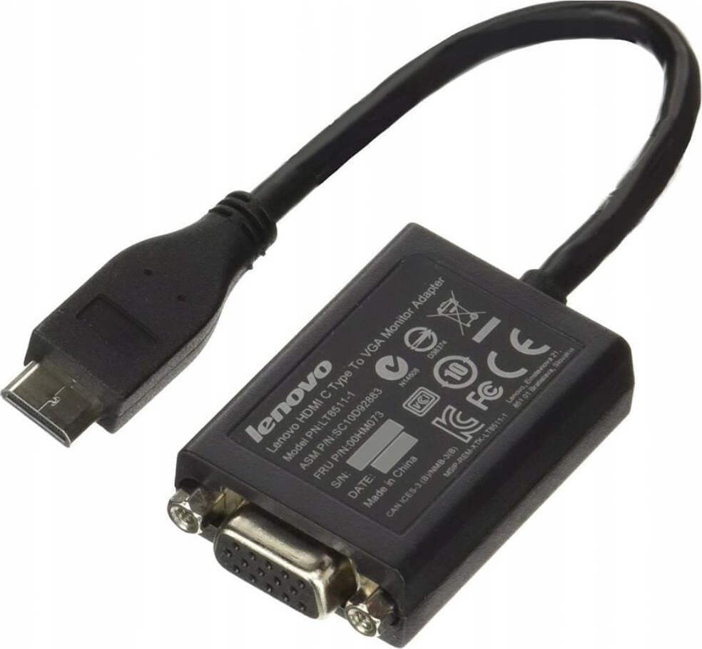 Cavo Adattatore Monitor Originale LENOVO da Mini HDMI a VGA LT8511-1 20 cm in 85cento.it - Potenza, commercioVirtuoso.it