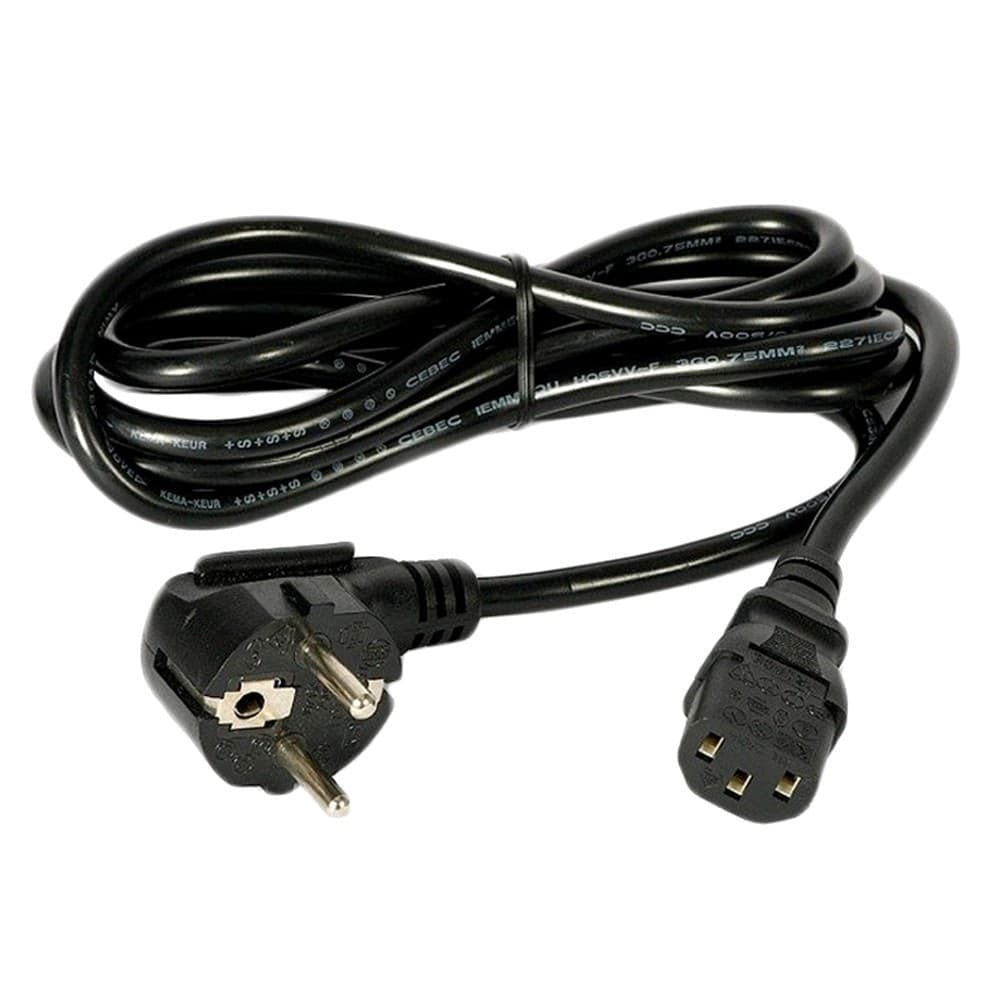 CAVO ALIMENTAZIONE CON SPINA ITALIANA BIPOLARE TRIPOLARE PC MONITOR STAMPANTE A Elettronica/Home Audio e Hi-Fi/Accessori/Cavi/Cavi di alimentazione Trade Shop italia - Napoli, Commerciovirtuoso.it