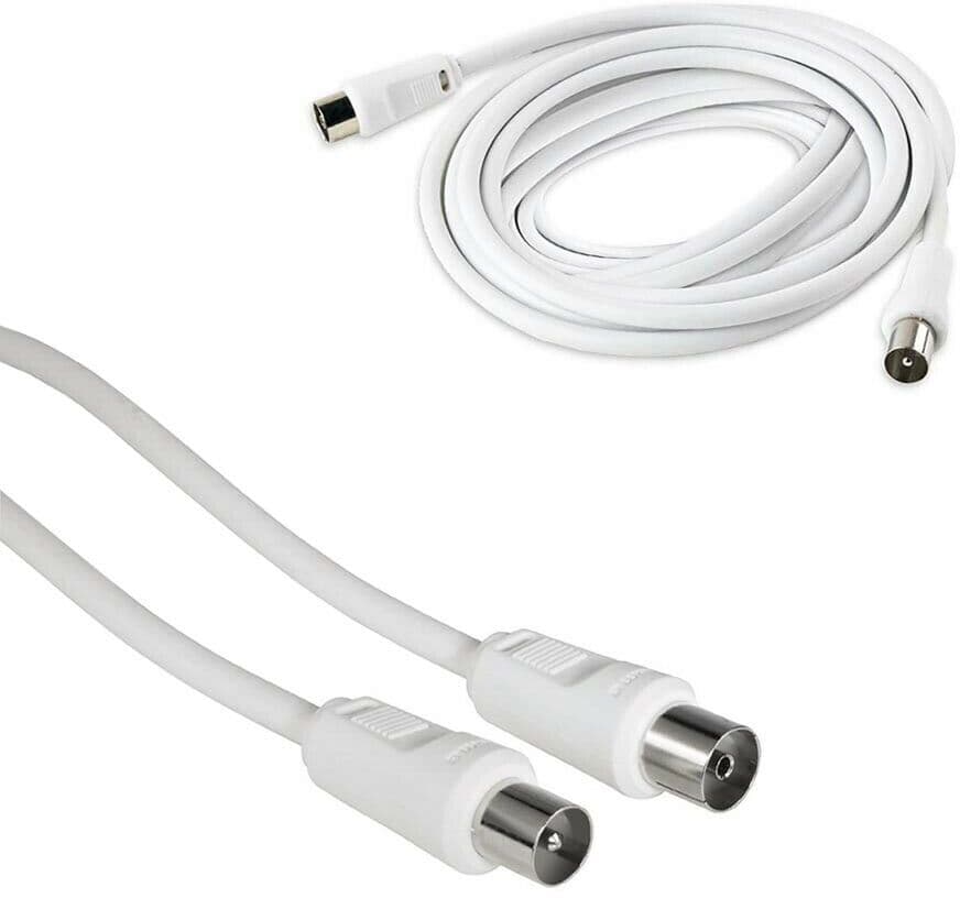 Cavo Antenna Tv Prolunga 5 Mt Rg59 Maschio Femmina Segnale Audio Video Each in Cavi Antenna GloriaShopOnline - San Prisco, commercioVirtuoso.it