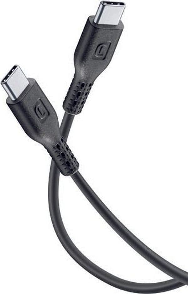 cavo-dati-100-cm--USB-C-to-USB-C-45w-super-fast-charge-nero