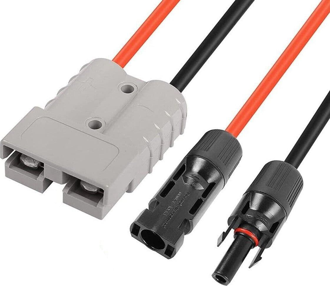 Cavo di Prolunga Solare con connettori 50A 600V 1 mt 6 mm2 IP67 a Bassa Resistenza in Prolunghe 85cento.it - Potenza, commercioVirtuoso.it