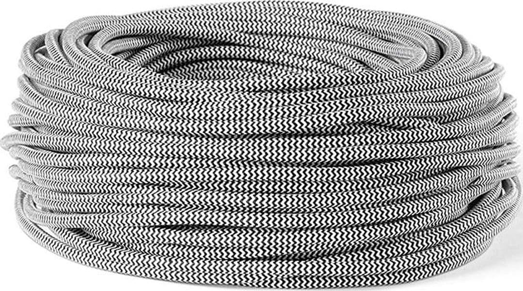 Cavo-Elettrico-1M-Bianco-E-Nero