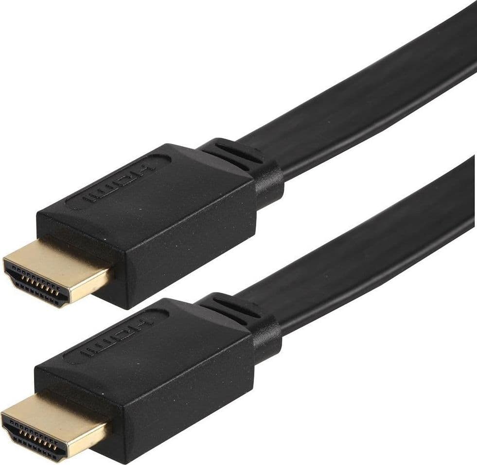Cavo Piatto HDMI 1080P 1.4 Maschile Per 3D TV PS3 Xbox Bianco Nero 1,5M Elettronica/Informatica/Accessori/Cavi e accessori/Cavi/Cavi HDMI Trade Shop italia - Napoli, Commerciovirtuoso.it