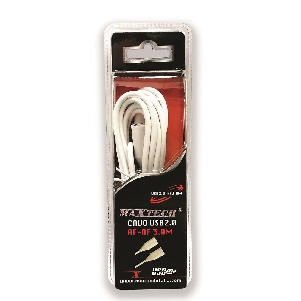 Cavo Prolunga Estensione Usb 2.0 Femmina A Femmina 3 Metri Maxtech Usb2.0-ff3.0m Informatica e Videogiochi > Accessori PC > Accessori USB Trade Shop italia - Napoli, Commerciovirtuoso.it