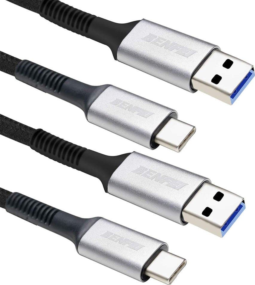 Cavo USB C BENFEI 0,9m 2 Pezzi Ricarica Rapida in Nylon Intrecciato Compatibile con Samsung Galaxy S10 S9 S8 Moto Z LG V30 V20 G5 Nintendo Switch in 85cento.it - Potenza, commercioVirtuoso.it