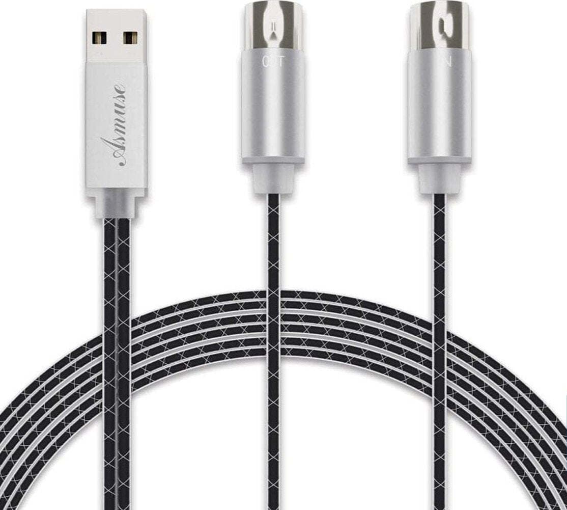 Cavo USB MIDI Asmuse per Registrazione Collegamento Tastiera a Computer in Cavi MIDI 85cento.it - Potenza, commercioVirtuoso.it