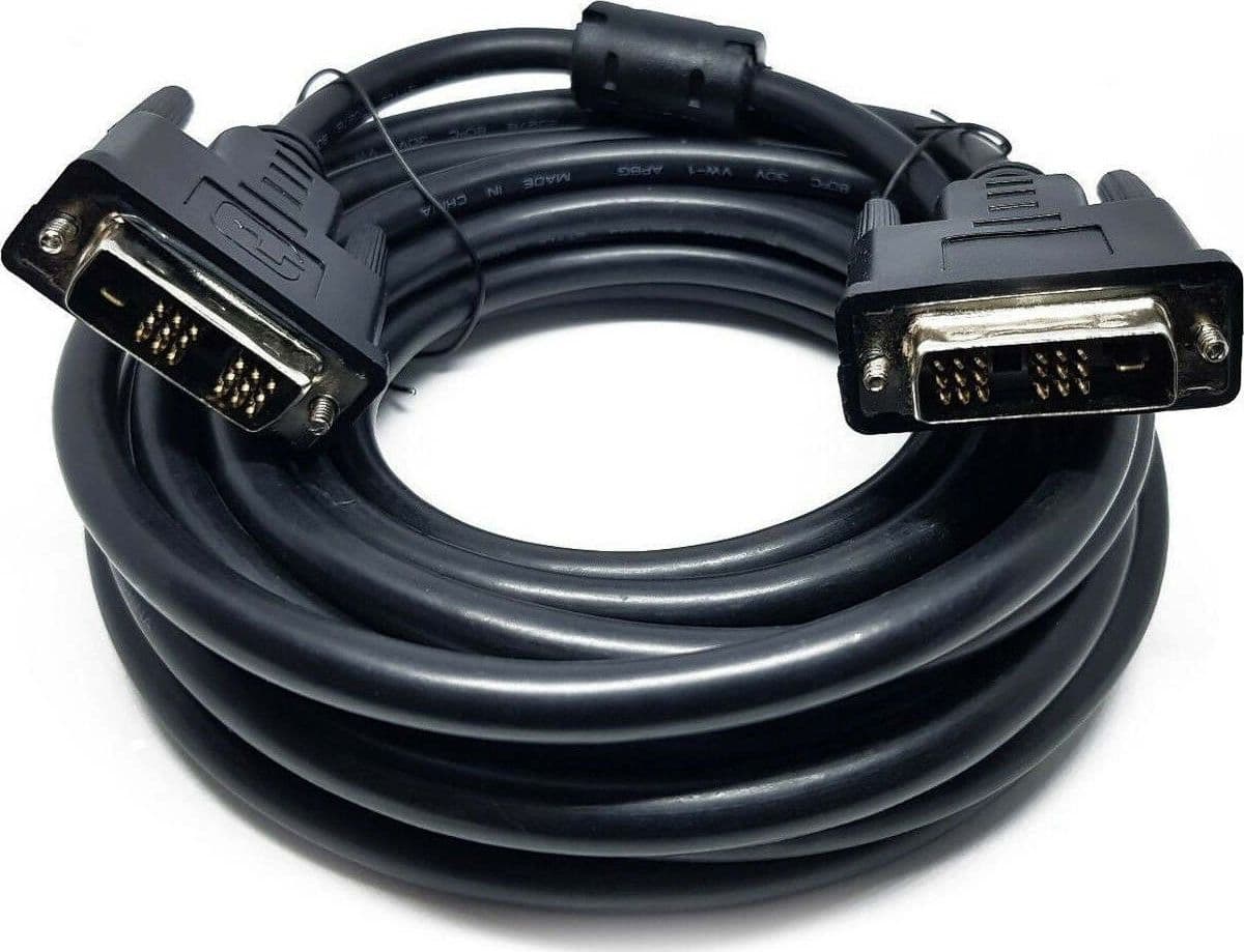Cavo Video DVI-D Single Link lungo da 5 Metri per collegamento monitor proiettori in 85cento.it - Potenza, commercioVirtuoso.it