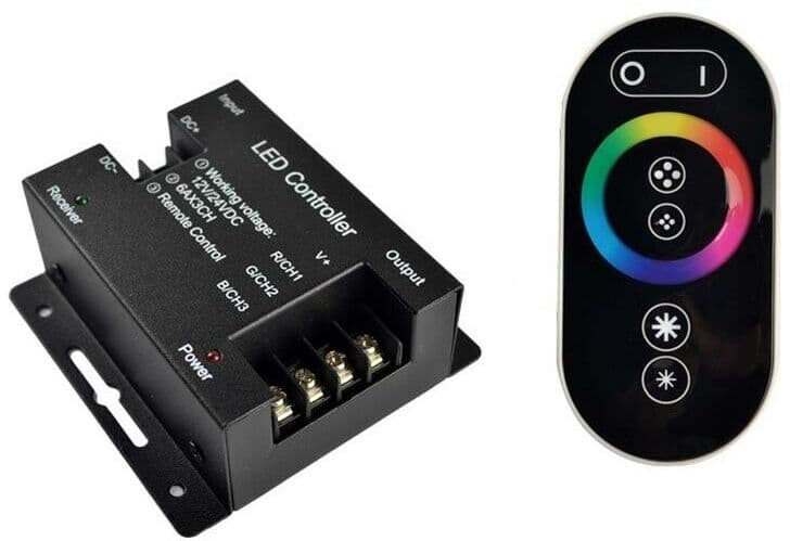 Centralina Telecomando Per Striscia Led Rgb Controller Wireless 12v Each in Nastri LED GloriaShopOnline - San Prisco, commercioVirtuoso.it