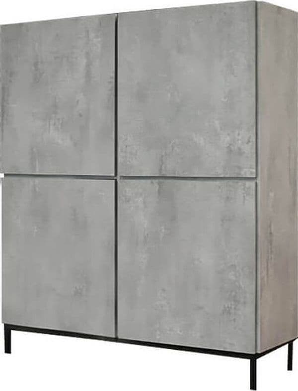 CERBERO---credenza-moderna-con-ante-ammortizzate-cm-136-x-50-x-151-h-Cemento-Milani-Home