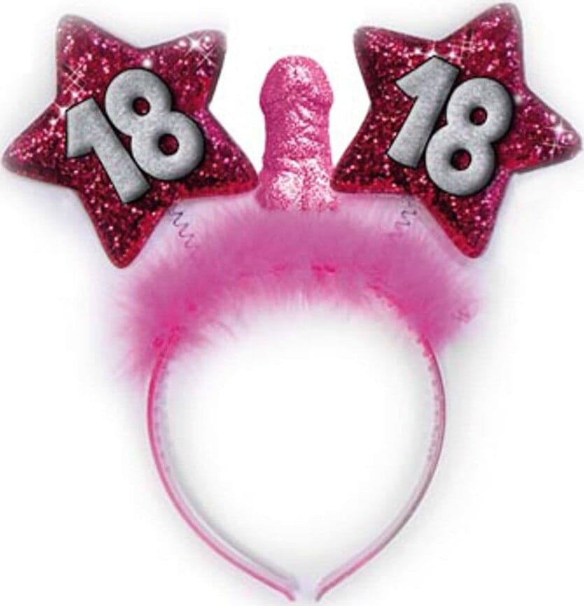 Cerchiello per Capelli Festa Di Compleanno Cerchietto Deluxe Ricorrenza 18 Anni Scherzo Stelline E Pene Casa e cucina/Hobby creativi/Materiali per hobby creativi/Forniture per feste/Assortimenti per feste Kondorama - Martinsicuro, Commerciovirtuoso.it