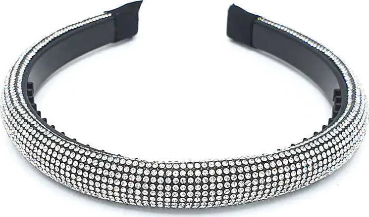 Cerchietto Jewel Da Donna Cerchiello in Zamak Vetro E Tessuto Con Strass Monocolor Nero Gioielli per Capelli Cerchietto Con Dentini Moda/Donna/Accessori/Cerchietti Leclaf - Napoli, Commerciovirtuoso.it