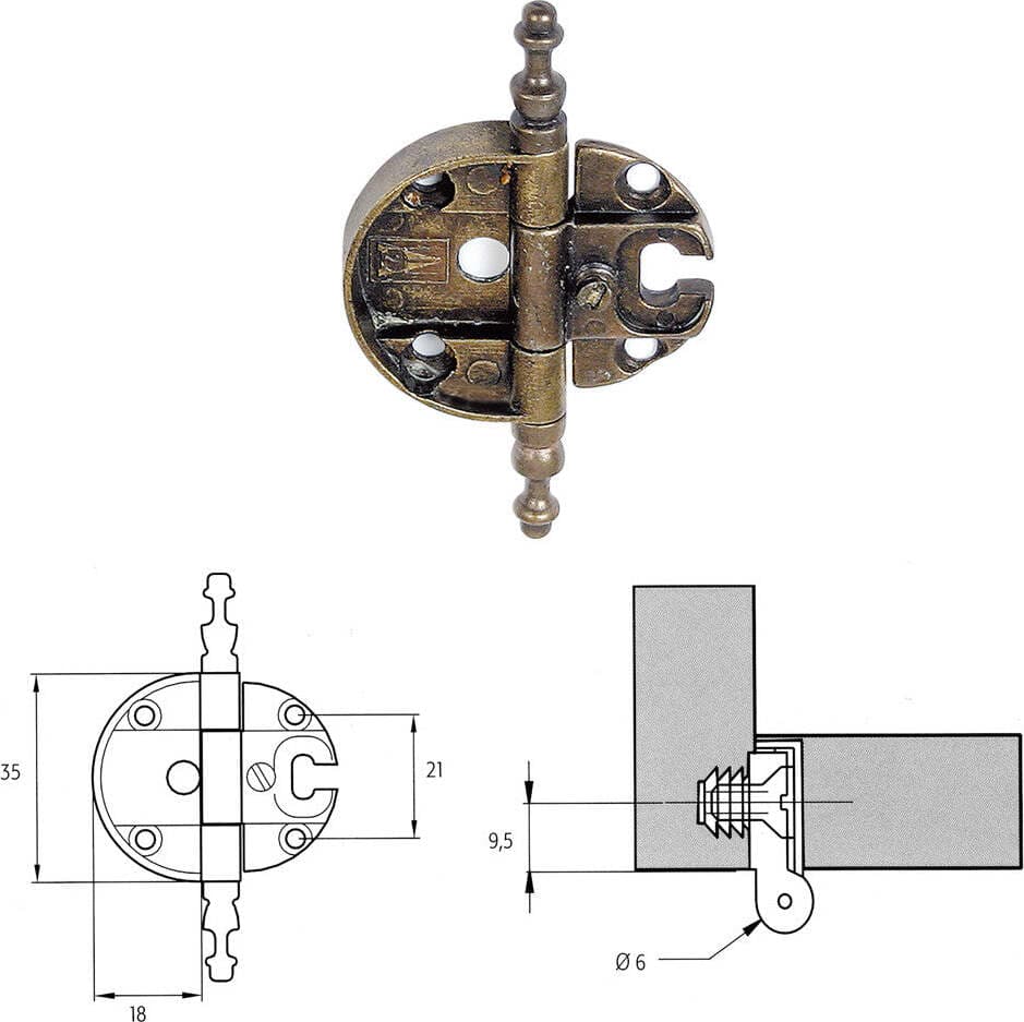 CERNIERA-PER-MOBILI-'A0057'-bronzata