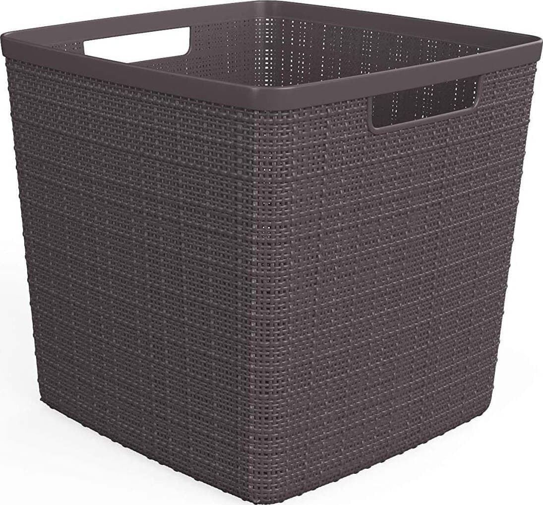 Cesta-Curver-K245709-JUTE-Cube-Marrone-17-L