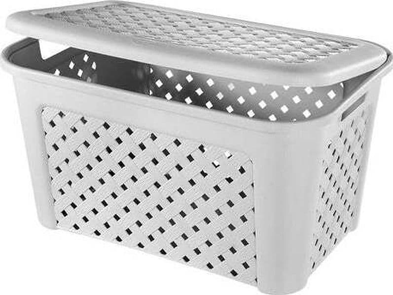 Cesta Tontarelli Arianna 48 lt Bianco Casa e cucina/Organizzazione interni/Contenitori ceste e cestini/Contenitori senza coperchio Scontolo.net - Potenza, Commerciovirtuoso.it