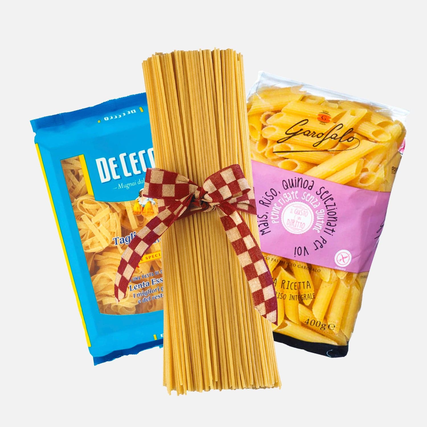 Cesti regalo con pasta e noodles