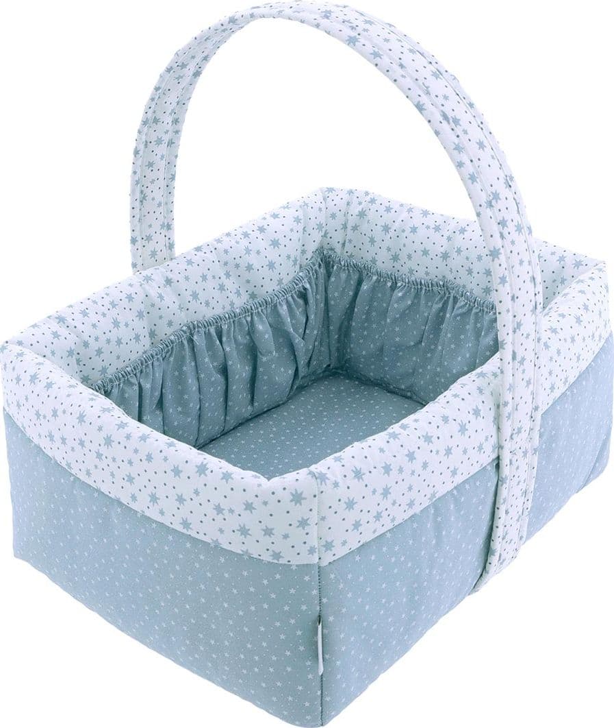 Cestina Imbottita Forest Azzurro Prima infanzia/Cambio del pannolino/Organizzatori e scatole per pannolini/Organizzatori per pannolini La Casa Del Bebè - Napoli, Commerciovirtuoso.it