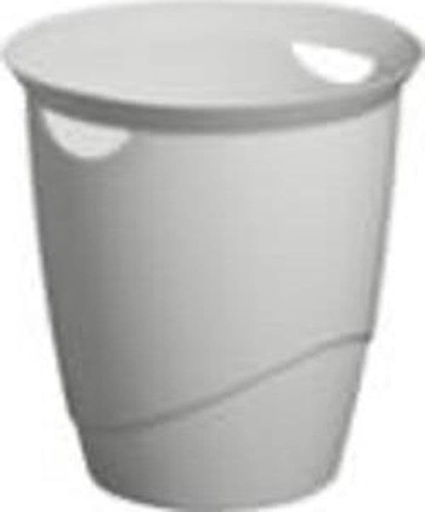 Cestino gettacarta Eco - h 330 x D 315 mm - grigio - Durable Cancelleria e prodotti per ufficio/Archivio ufficio e accessori per scrivania/Accessori da scrivania e archiviazione/Cestini per la carta Eurocartuccia - Pavullo, Commerciovirtuoso.it