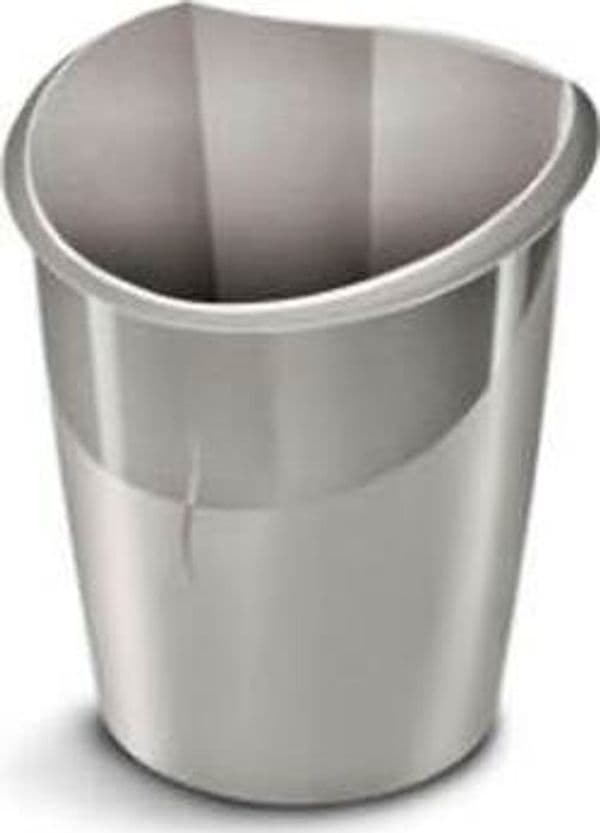 Cestino gettacarte Ellypse Xtra Strong - altezza 38 cm - 15 lt - grigio talpa - CEP Cancelleria e prodotti per ufficio/Archivio ufficio e accessori per scrivania/Accessori da scrivania e archiviazione/Cestini per la carta Eurocartuccia - Pavullo, Commerciovirtuoso.it